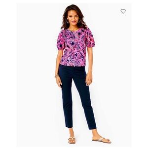 Lilly Pulitzer | Kelly Textured Skinny Pant| 6